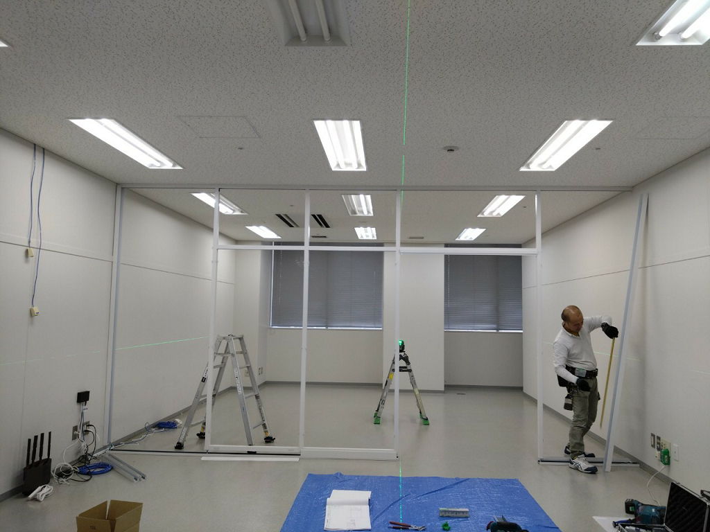 パーティション工事の事例写真