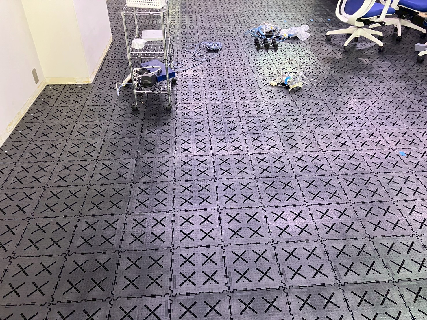 OAフロア・コンセント施工の流れ