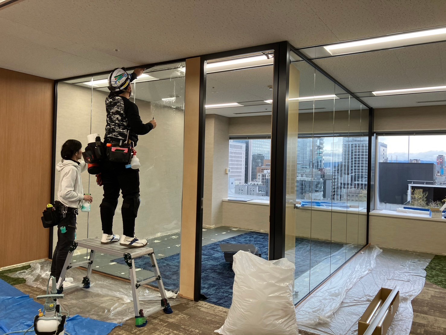 パーティション工事の事例写真