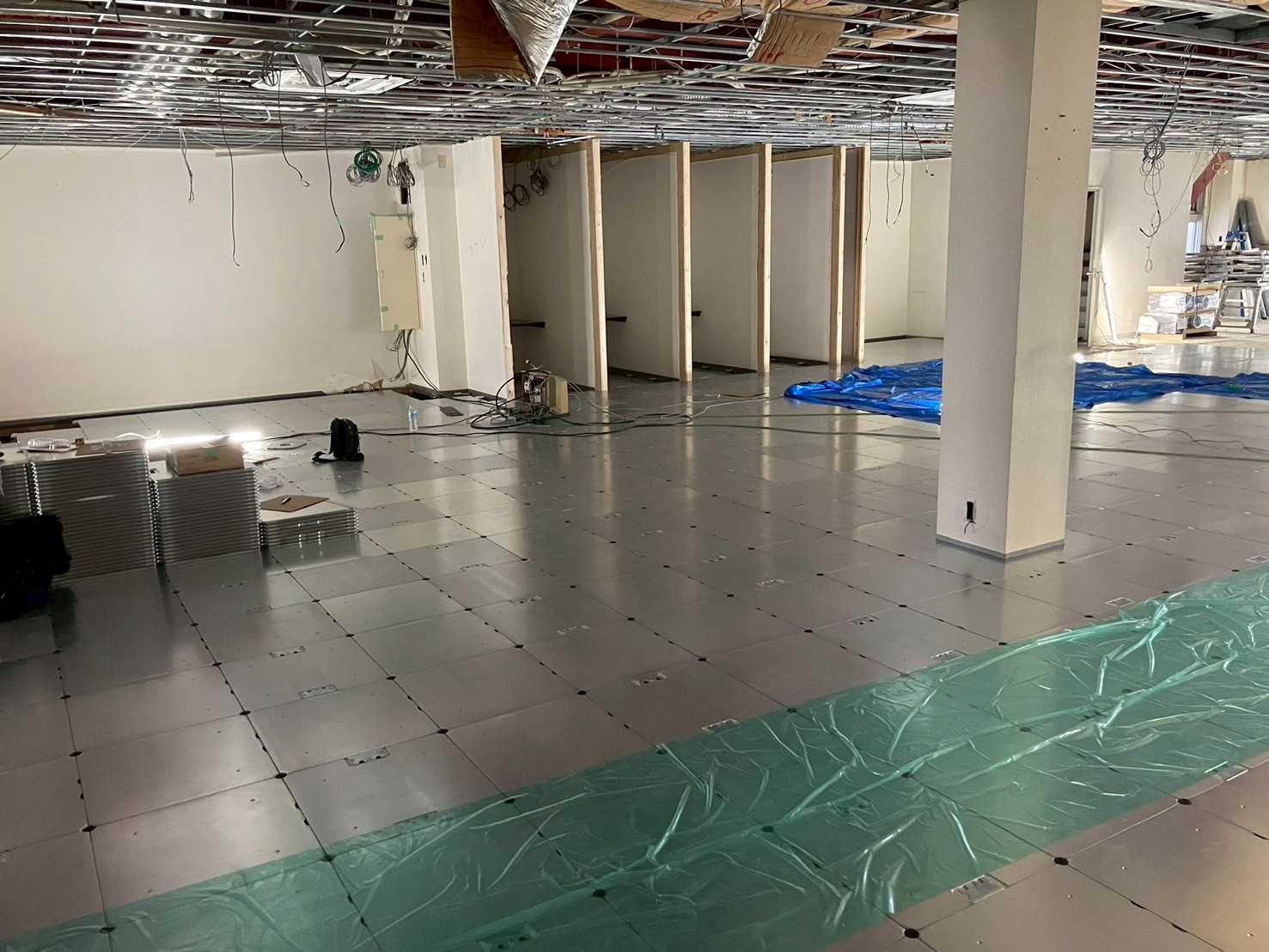 OAフロア・コンセント施工事例